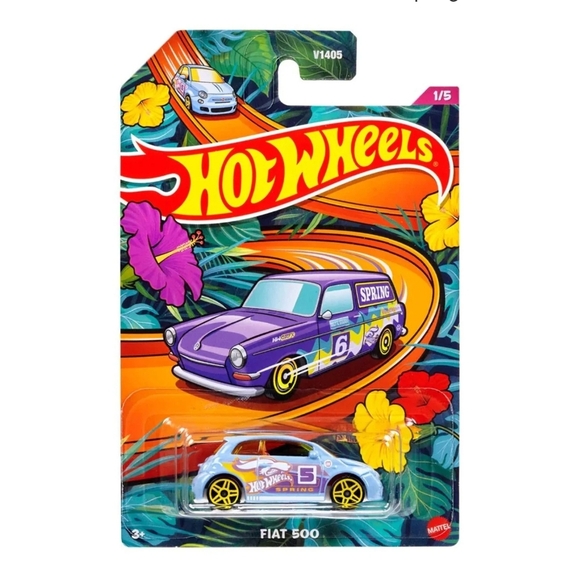 9.81Fiat 500 - Hot Wheels Spring Series 2024 (1/5) (HVX20 - Picture 1 of 5